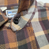 (vintage) 1980'S～ MADE IN USA FIVE BROTHER PLAID PATTERN HEAVY FLANNEL SHIRT