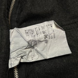 (designers) 2004 MADE IN FRANCE COMME des GARCONS SHIRT ZIPPERED DESIGN WRINKLED WOOL BLAZER JACKET