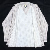(VINTAGE) DEAD STOCK NEW 1980'S MADE IN HONG KONG TARLETON TOTAL PATTERN PRINT SET UP PAJAMAS AS IS