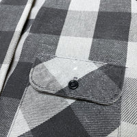 (VINTAGE) 1980'S～ MADE IN USA FIVE BROTHER BLOCK CHECKERED HEAVY FLANNEL SHIRT