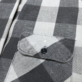 (VINTAGE) 1980'S～ MADE IN USA FIVE BROTHER BLOCK CHECKERED HEAVY FLANNEL SHIRT