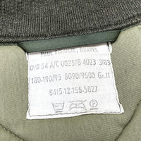 (VINTAGE) 1980'S GERMAN ARMY HIGH NECK QUILTED JACKET