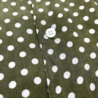 (DESIGNERS) AD2007 COMME des GARCONS HOMME POLKA DOTS PATTERN CUPRA 100% SHIRT