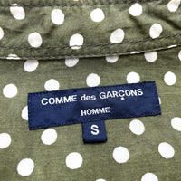 (DESIGNERS) AD2007 COMME des GARCONS HOMME POLKA DOTS PATTERN CUPRA 100% SHIRT