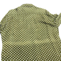 (DESIGNERS) AD2007 COMME des GARCONS HOMME POLKA DOTS PATTERN CUPRA 100% SHIRT
