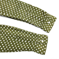 (DESIGNERS) AD2007 COMME des GARCONS HOMME POLKA DOTS PATTERN CUPRA 100% SHIRT