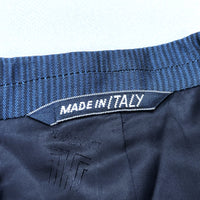 (DESIGNERS) MADE IN ITALY LANVIN STRIPED SILK 100% 2 BUTTON BLAZER JACKET