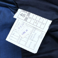 (DESIGNERS) MADE IN ITALY LANVIN STRIPED SILK 100% 2 BUTTON BLAZER JACKET