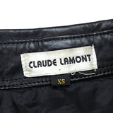 (VINTAGE) 1980'S CLAUDE LAMONT LEATHER SHIRT