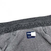 (VINTAGE) 1980'S MADE IN USA WRANGLER YARN DYED BLACK DENIM WESTERN SHIRT