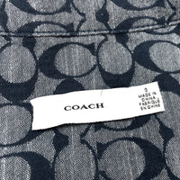 (DESIGNERS) 2000'S～ COACH SIGNATURE PATTERN TOTAL PATTERN OPEN COLLAR SHORT SLEEVE BOX SHIRT