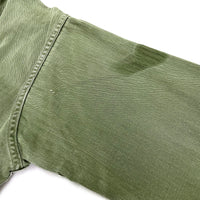 (VINTAGE) 1950'S US ARMY 13 STAR BUTTON HBT UTILITY SHIRT