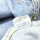 (vintage) 1982 Levi's 501 RED LINE CUT OFF DENIM SHORTS