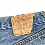 (vintage) 1982 Levi's 501 RED LINE CUT OFF DENIM SHORTS