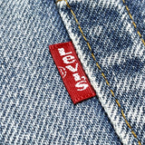 (vintage) 1982 Levi's 501 RED LINE CUT OFF DENIM SHORTS