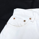 (VINTAGE) 1990'S～ MADE IN USA Levi's 505 WHITE DENIM PANTS