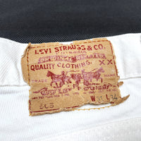 (VINTAGE) 1990'S～ MADE IN USA Levi's 505 WHITE DENIM PANTS