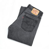 (VINTAGE) 1980'S MADE IN USA Levi's 501 POST DYED BLACK DENIM PANTS
