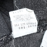 (VINTAGE) 1980'S MADE IN USA Levi's 501 POST DYED BLACK DENIM PANTS