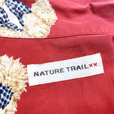 (DESIGNERS) 1990'S～ NATURE TRAIL by PINK HOUSE POODLE PATTERN ALL OVER PRINT LOOP COLLAR SHORT SLEEVE BOX SHIRT