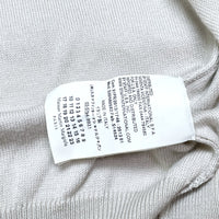 (DESIGNERS) 2013 MADE IN ITALY MAISON MARGIELA 14 COTTON KNIT CARDIGAN WITH ELBOW PATCH