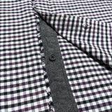 (designers) PPFM DOUBLE COLLAR DESIGN EMBROIDERED CHECKERED 2WAY SHIRT