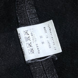 (designers) MADE IN JAPAN L.G.B. RIB KNIT PANELED PIG LEATHER ZIP UP HOODIE
