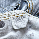 (vintage) 1980'S～ Levi's 501 RED LINE DISTRESSED DENIM PANTS