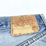 (vintage) 1980'S～ Levi's 501 RED LINE DISTRESSED DENIM PANTS