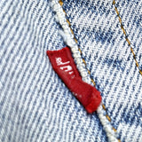 (vintage) 1980'S～ Levi's 501 RED LINE DISTRESSED DENIM PANTS