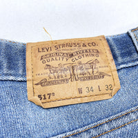 (VINTAGE) 2000'S Levi's 517 BOOT CUT STRETCH DENIM PANTS