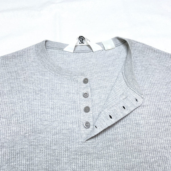 DESIGNERS) 1990'S～ GOOD ENOUGH HENLEY NECK THERMAL SHIRT