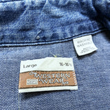 (VINTAGE) 1980'S～ Sears DENIM WESTERN SHIRT