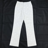 (DESIGNERS) MCM Legere MONOGRAM PATTERN TOTAL PATTERN PRINT 5 POCKET BOOT CUT STRETCH PANTS