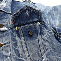 (BORO) 1960'S～ Levi's 559 BIG E DENIM TRUCKER JACKET WITH BLANKET LINER
