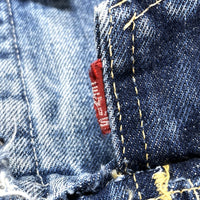 (BORO) 1960'S～ Levi's 559 BIG E DENIM TRUCKER JACKET WITH BLANKET LINER
