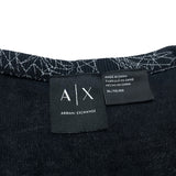 (designers) 2000'S～ ARMANI EXCHANGE ALL OVER PRINTED COTTON KNIT