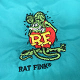 (VINTAGE) 1990'S～ MADE IN USA Ed ROTH RAT FINK EMBROIDERED, SIGNED COACH JACKET