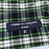 (designers) AD2010 MADE IN JAPAN COMME des GARCONS HOMME PANELED DESIGN SHORT SLEEVE SHIRT
