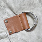 (DESIGNERS) MADE IN ITALY LOUIS VUITTON COTTON LINEN BELTED COAT AS IS WITH HANGER