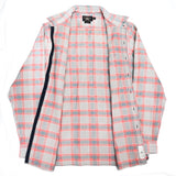 (VINTAGE) 2000'S RRL 1940'S STYLE PLAID PATTERN FLANNEL SHIRT WITH GUSSET