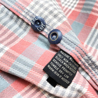 (VINTAGE) 2000'S RRL 1940'S STYLE PLAID PATTERN FLANNEL SHIRT WITH GUSSET