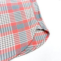 (VINTAGE) 2000'S RRL 1940'S STYLE PLAID PATTERN FLANNEL SHIRT WITH GUSSET
