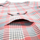 (VINTAGE) 2000'S RRL 1940'S STYLE PLAID PATTERN FLANNEL SHIRT WITH GUSSET