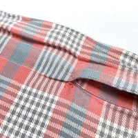 (VINTAGE) 2000'S RRL 1940'S STYLE PLAID PATTERN FLANNEL SHIRT WITH GUSSET