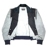 (VINTAGE) 1980'S Panno d'or 2WAY DESIGN NYLON JACKET WITH ZIPPER
