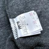 (DESIGNERS) PPFM HOOD DEFORMED DESIGN ZIP UP HOODIE