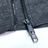 (DESIGNERS) PPFM HOOD DEFORMED DESIGN ZIP UP HOODIE