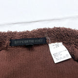 (designers) MADE IN JAPAN SWIPE ON THE QUIET SIDE ZIP STYLE TOWEL FABRIC ZIP UP SHORT SLEEVE BOX SHIRT