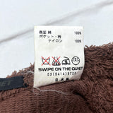 (designers) MADE IN JAPAN SWIPE ON THE QUIET SIDE ZIP STYLE TOWEL FABRIC ZIP UP SHORT SLEEVE BOX SHIRT